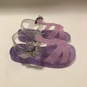 Wave Zone Shoes  Purple Sandals‎ Size 7 Girls Buckle New